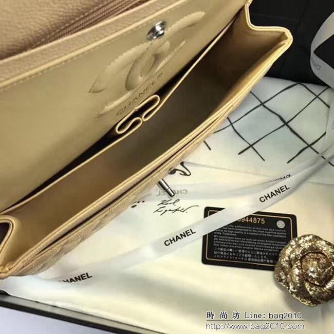 香奈兒CHANEL 升級版A1112全新經典小羊皮金銀鏈條單肩斜挎包 DSC1744